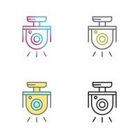 Security Camera Vector Icon