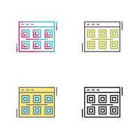 Layout Vector Icon