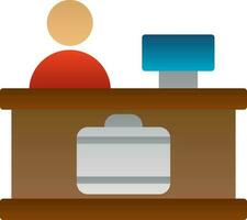 Check-in Vector Icon Design