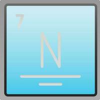 Nitrogen Vector Icon Design