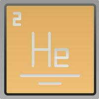 Helium Vector Icon Design