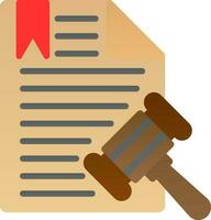 Legal document Vector Icon Design