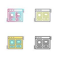 Layout Vector Icon