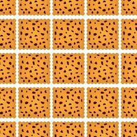 Pattern homemade cookie different taste in pastry biscuit vector
