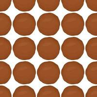 Pattern homemade cookie different taste in pastry biscuit vector