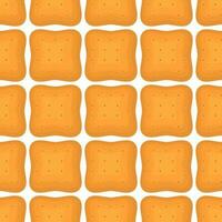 Pattern homemade cookie different taste in pastry biscuit vector