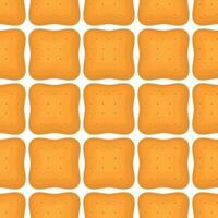 patrón de galletas caseras de diferentes sabores en galletas de pastelería vector