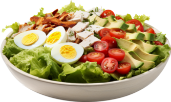 Cobb salad png with AI generated.