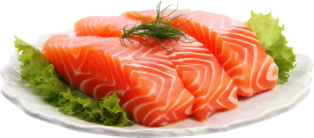 Sashimi png with AI generated