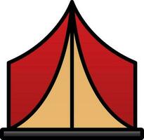 Tent Vector Icon Design