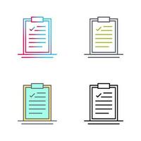 Clipboard Vector Icon