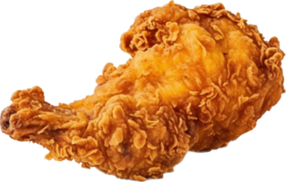 Fried chicken png with AI generated.