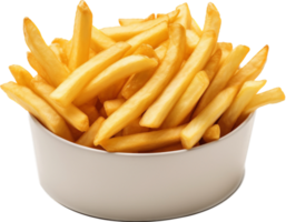 French fries png with AI generated.