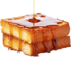 Honey toast png with AI generated.