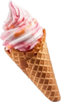 Ice cream png with AI generated.
