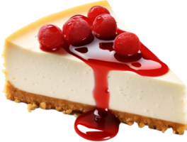 Cheesecake png with AI generated.