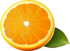 Orange png with AI generated.