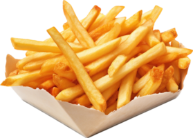 French fries png with AI generated.