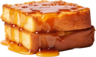 Honey toast png with AI generated.