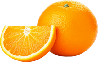 Orange png with AI generated.