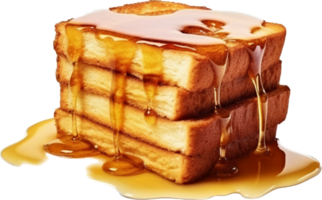 Honey toast png with AI generated.