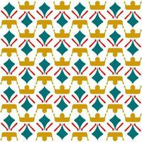abstract background with colorful unique ornament pattern vector