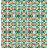 pattern shaped background with classic floral ornament vector