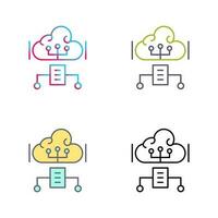 Cloud Computing Vector Icon