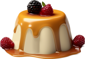 Pudding png with AI generated.