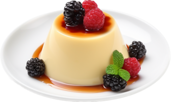 Pudding png with AI generated.