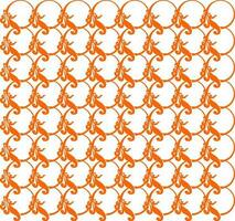 Seamless Geomatric vector background Pattern in orange