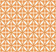 Seamless Geomatric vector background Pattern in orange