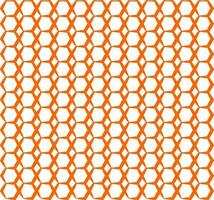 Seamless Geomatric vector background Pattern in orange