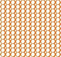 Seamless Geomatric vector background Pattern in orange