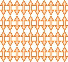 Seamless Geomatric vector background Pattern in orange