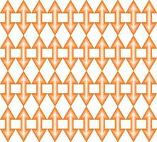 Seamless Geomatric vector background Pattern in orange