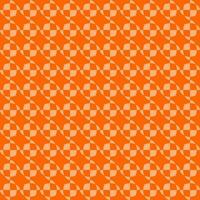 Seamless Geomatric vector background Pattern in orange