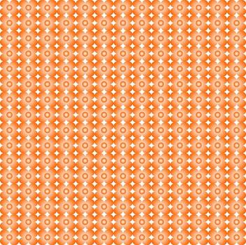 Seamless Geomatric vector background Pattern in orange