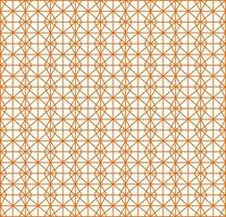 Seamless Geomatric vector background Pattern in orange