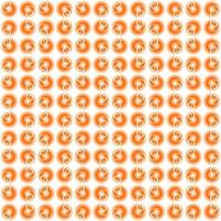 Seamless Geomatric vector background Pattern in orange