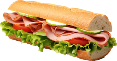 Sandwich png con ai generato