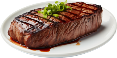 Steak png with AI generated