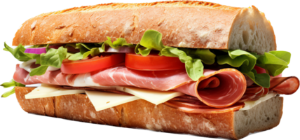 Sandwich png with AI generated