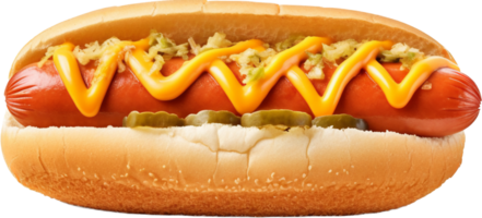 hot dog png con ai generato.