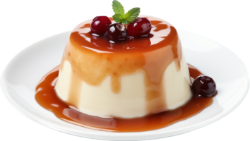 Pudding png with AI generated.