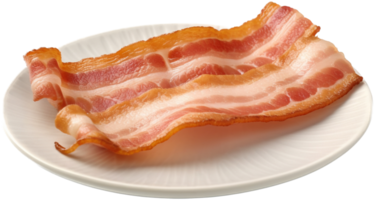 Bacon png with AI generated.