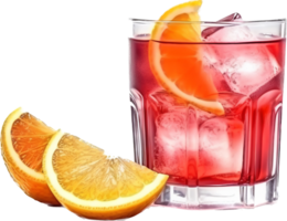 Cocktail png with AI generated.