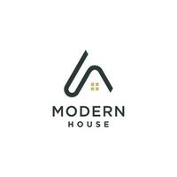 moderno casa logo vector con moderno idea concepto