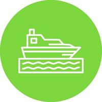 diseño de icono de vector de barco