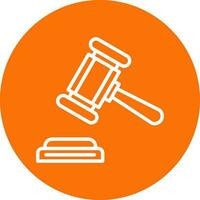 Gavel Vector Icon Design